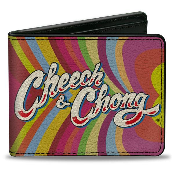 buckle down Bi-Fold Wallet - CHEECH & CHONG HIGH ROLLERS Smoke Pose Multi Color/White