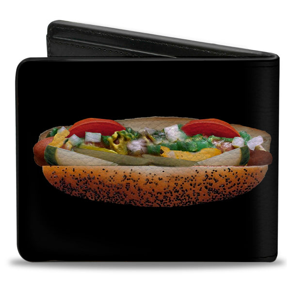 Buckle Down Bi-Fold Wallet - Chicago Style Hot Dog Vivid
