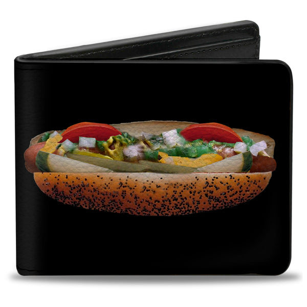 buckle down Bi-Fold Wallet - Chicago Style Hot Dog Vivid