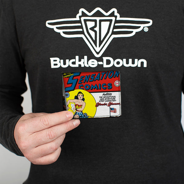 Buckle Down Bi-Fold Wallet - Classic Wonder Woman SENSATION COMICS #1 Cover Pose