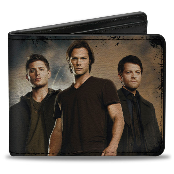 buckle down Bi-Fold Wallet - Dean Sam & Castiel Group + NOTHING IN OUR LIVES IS SIMPLE-SUPERNATURAL