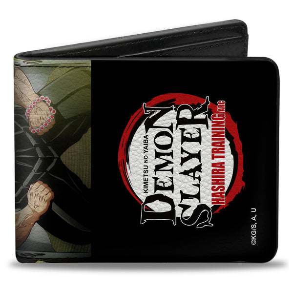 buckle down Bi-Fold Wallet - DEMON SLAYER Hashira Group Pose and Title Logo