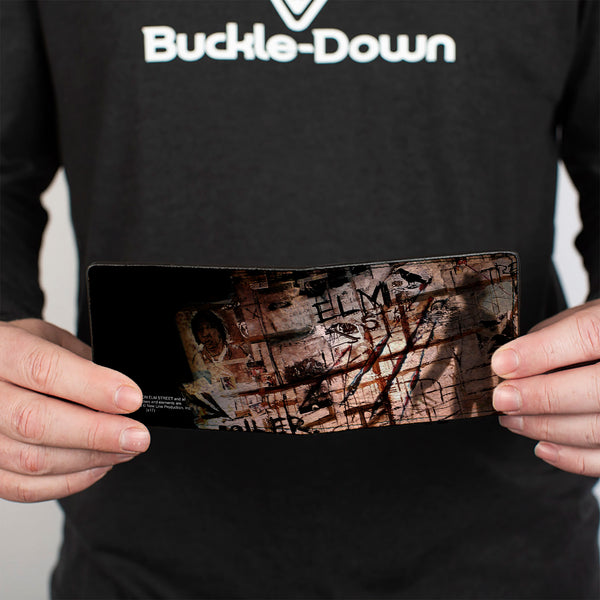 Buckle Down Bi-Fold Wallet - ELM ST Scratch & Scribbles Freddy Shadow