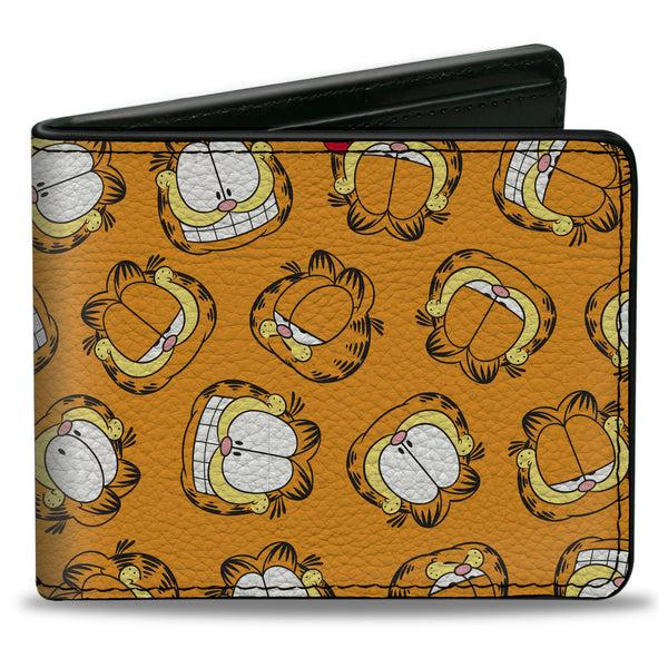 buckle down Bi-Fold Wallet - Garfield Expressions Scattered Orange