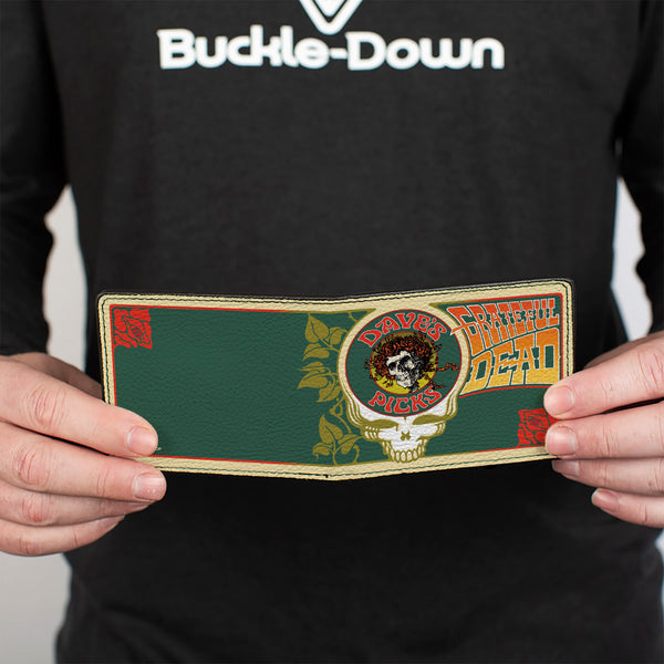 Buckle Down Bi-Fold Wallet - Grateful Dead Dave's Picks Bonus 2012 Capital Centre Landover Cover Art
