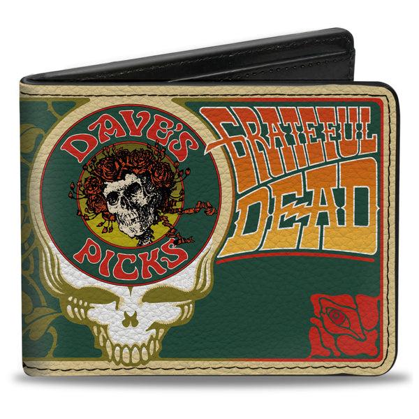 buckle down Bi-Fold Wallet - Grateful Dead Dave's Picks Bonus 2012 Capital Centre Landover Cover Art