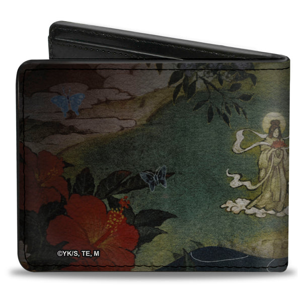 Buckle Down Bi-Fold Wallet - HELL'S PARADISE Scene And Title Logo