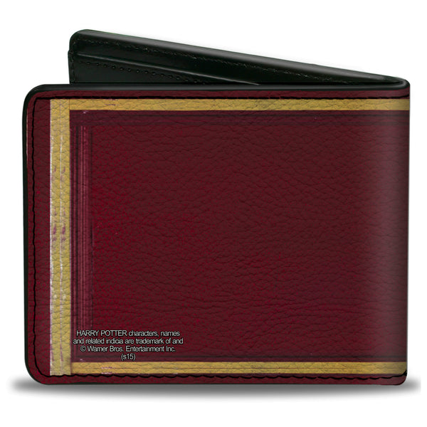 Buckle Down Bi-Fold Wallet - HOGWARTS EXPRESS 9 Burgundy Gold
