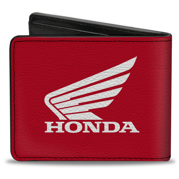 Buckle Down Bi-Fold Wallet - HONDA Motorcycle Red White