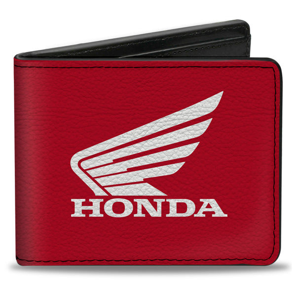 buckle down Bi-Fold Wallet - HONDA Motorcycle Red White