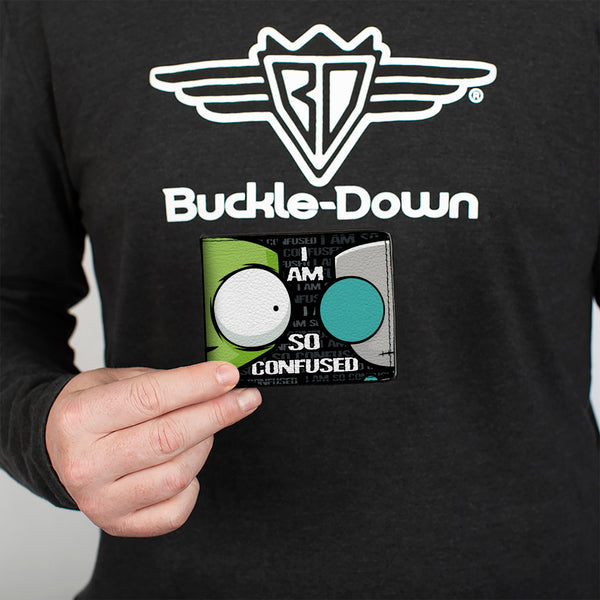 Buckle Down Bi-Fold Wallet - Invader Zim/Robot CLOSE-UP I AM SO CONFUSED
