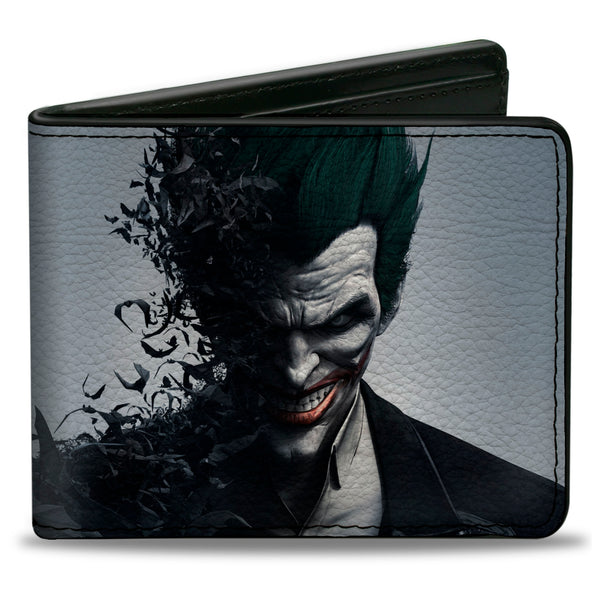 buckle down Bi-Fold Wallet - Joker Face Bats + BATMAN ARKHAM ORIGINS