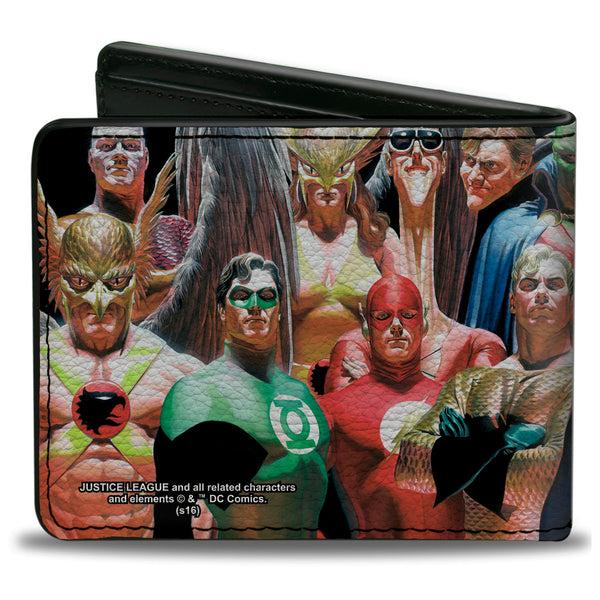 Buckle Down Bi-Fold Wallet - Justice League Justice #1 Volume 1 18-Character Cover Pose