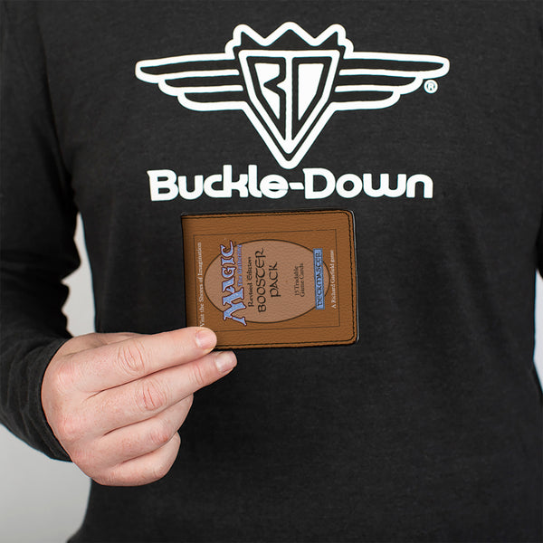 Buckle Down Bi-Fold Wallet - Magic The Gathering BOOSTER PACK Deckmaster Card Replica