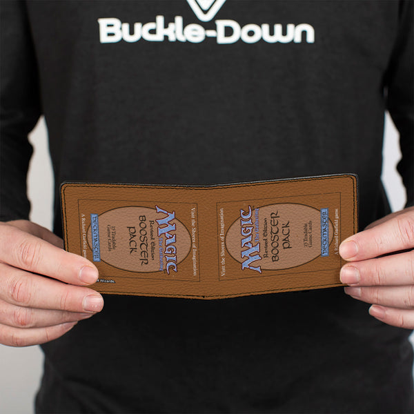 Buckle Down Bi-Fold Wallet - Magic The Gathering BOOSTER PACK Deckmaster Card Replica