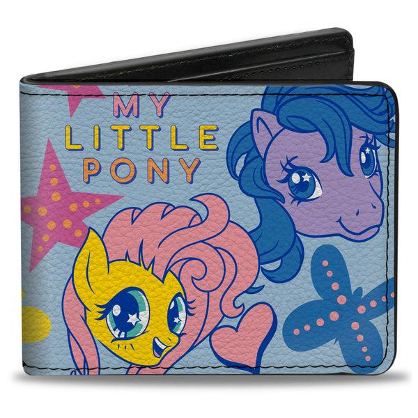 buckle down Bi-Fold Wallet - MY LITTLE PONY Three Ponies TOGETHER FOREVER Light Blue/Multi Color