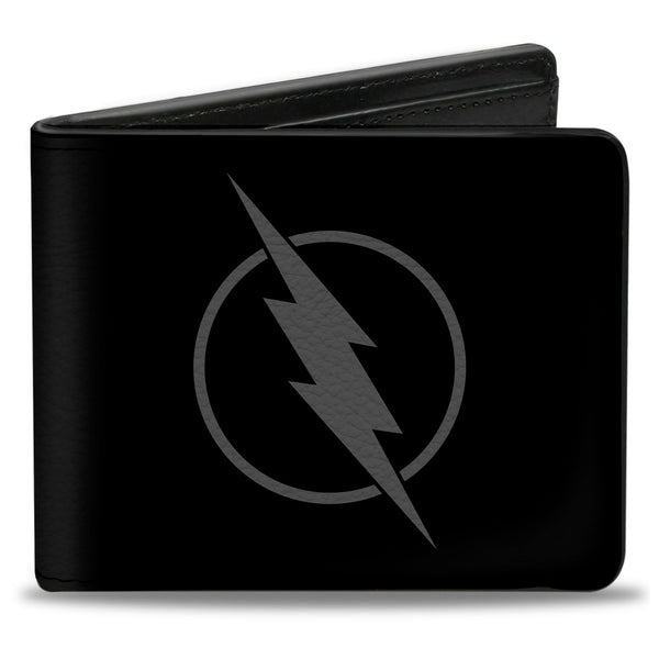 buckle down Bi-Fold Wallet - Reverse Flash Logo Black Gray