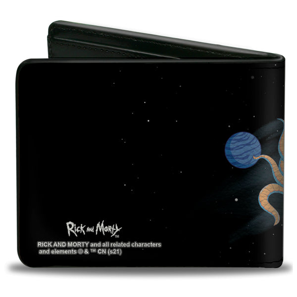Buckle Down Bi-Fold Wallet - RICK AND MORTY Space Cruiser Escape Scene