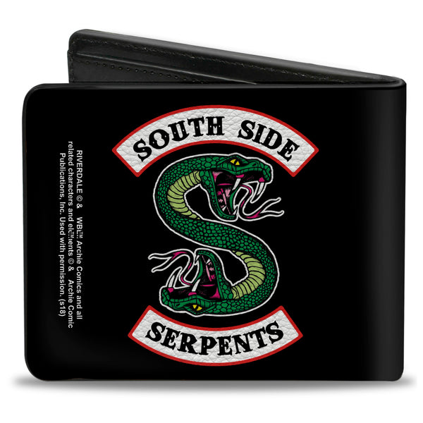 Buckle Down Bi-Fold Wallet - Riverdale SOUTH SIDE SERPENTS Patch Black