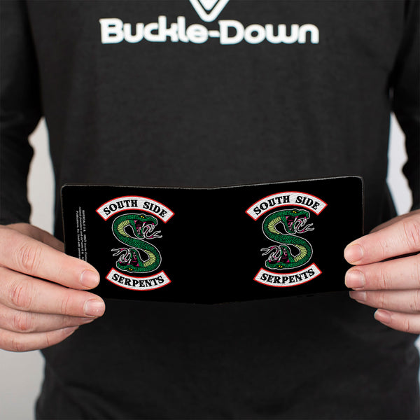 Buckle Down Bi-Fold Wallet - Riverdale SOUTH SIDE SERPENTS Patch Black