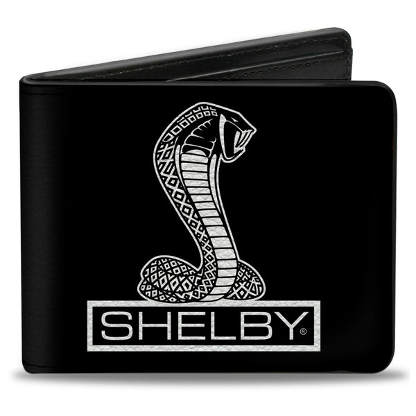 buckle down Bi-Fold Wallet - SHELBY Tiffany Box Black White