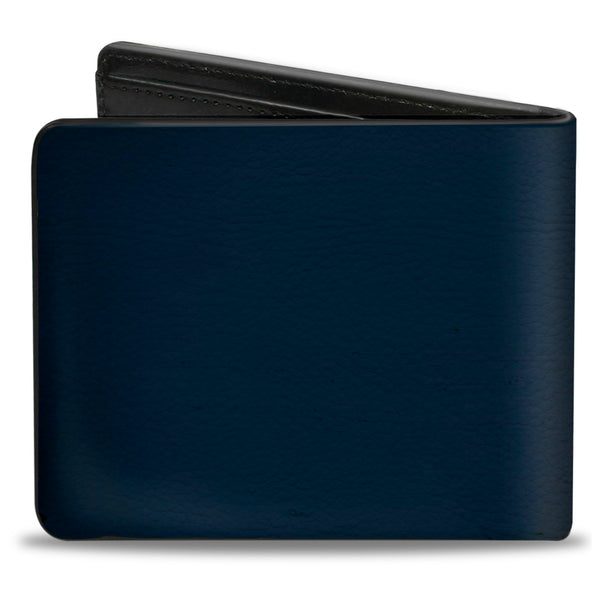 Buckle Down Bi-Fold Wallet - SHELBY Tiffany Box Weathered Navy Gray