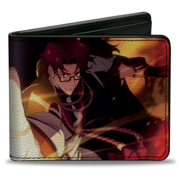buckle down Bi-Fold Wallet - SOLO LEVELING Choi Jong-in Pose and Title Logo