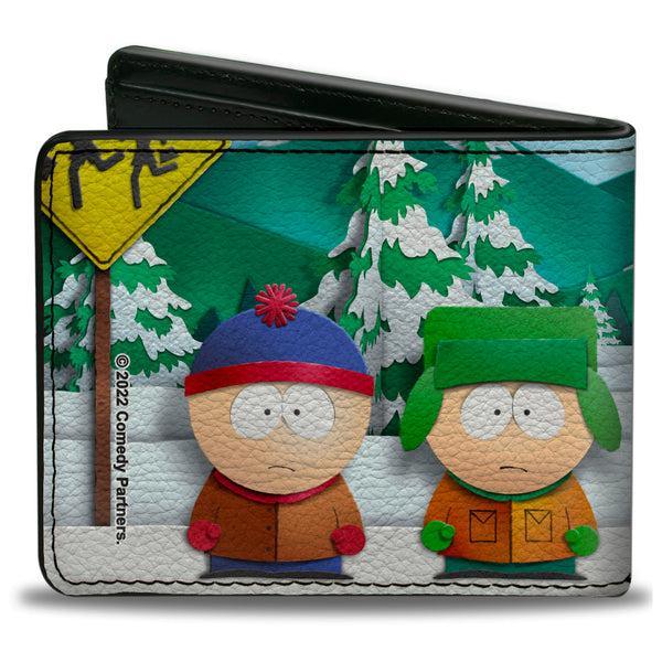Buckle Down Bi-Fold Wallet - South Park Bus Stop Group Pose