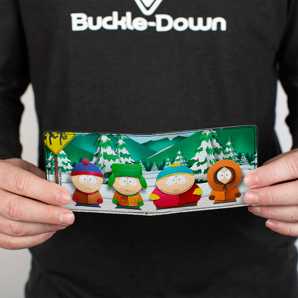 Buckle Down Bi-Fold Wallet - South Park Bus Stop Group Pose