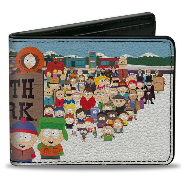 buckle down Bi-Fold Wallet - SOUTH PARK Title Characters Group Pose