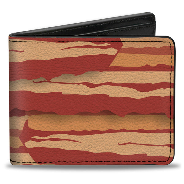 buckle down Bi-Fold Wallet - Bacon Stacked