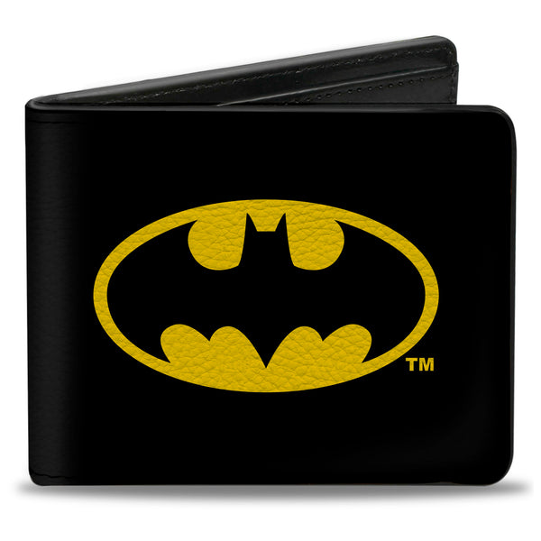 buckle down Bi-Fold Wallet - Batman Black Yellow