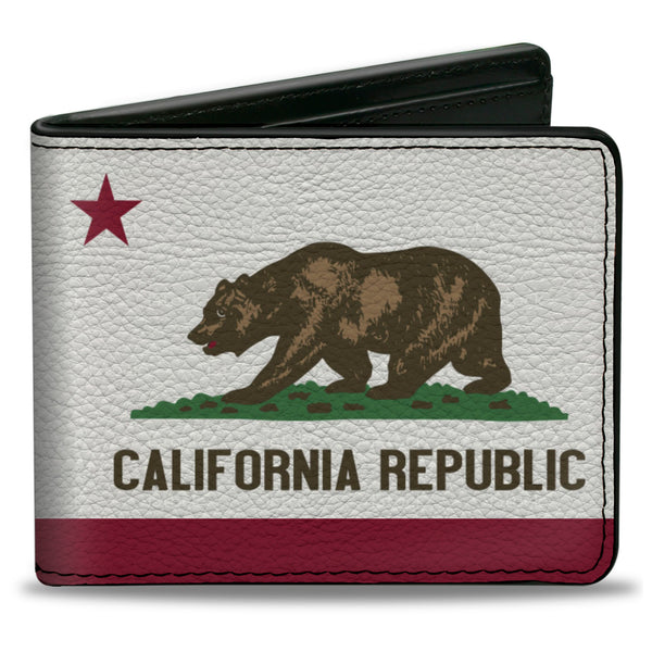 buckle down Bi-Fold Wallet - California Flag