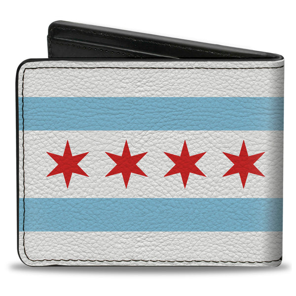 Buckle Down Bi-Fold Wallet - Chicago Flag