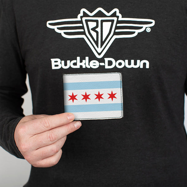 Buckle Down Bi-Fold Wallet - Chicago Flag