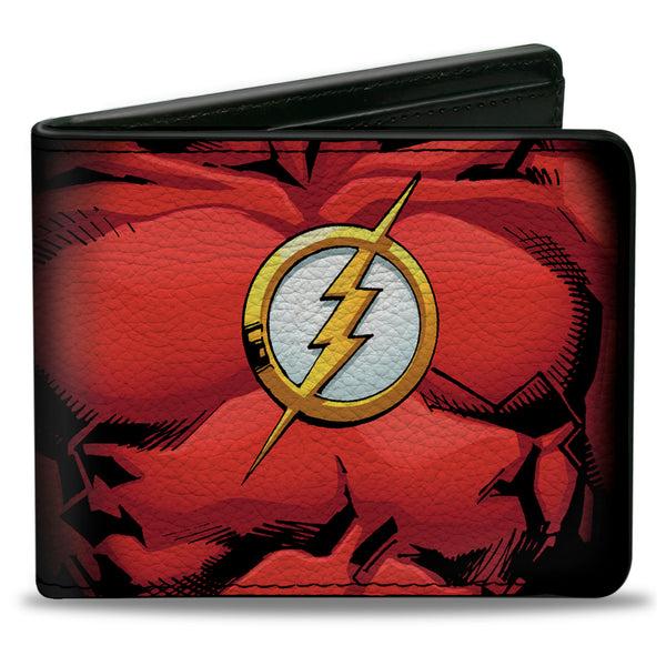 buckle down Bi-Fold Wallet - Flash Chest Logo