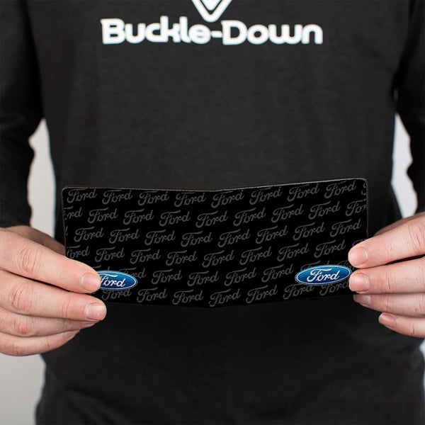 Buckle Down Bi-Fold Wallet - Ford Oval CORNER W Text