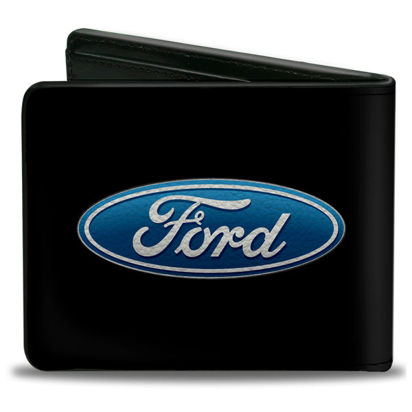 Buckle Down Bi-Fold Wallet - Ford Oval Logo CENTERED