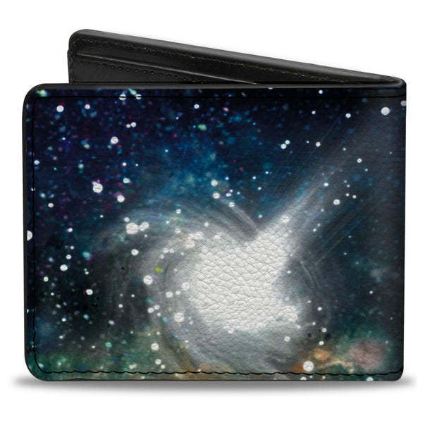 Buckle Down Bi-Fold Wallet - Galaxy Collage