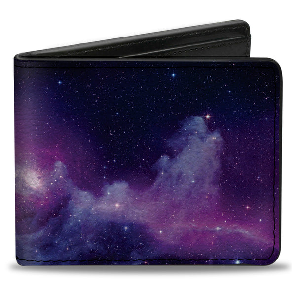 buckle down Bi-Fold Wallet - Galaxy Purple Pinks