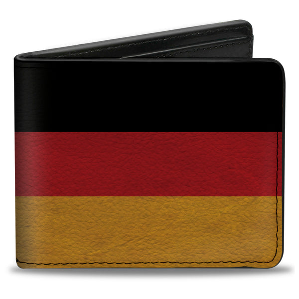buckle down Bi-Fold Wallet - Germany Flag Weathered