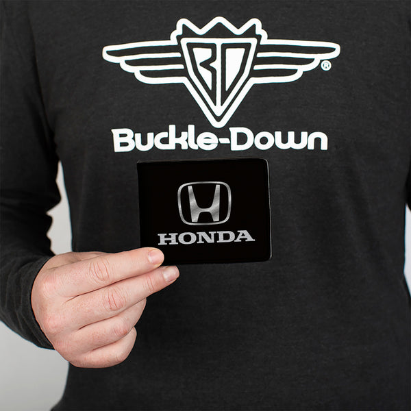 Buckle Down Bi-Fold Wallet - Honda Black Silver