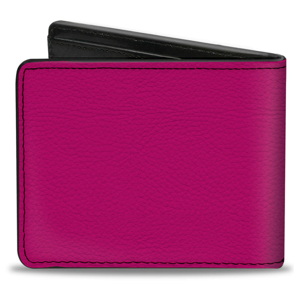 Buckle Down Bi-Fold Wallet - Hot Pink PMS 219