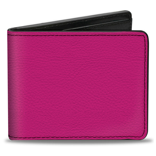 buckle down Bi-Fold Wallet - Hot Pink