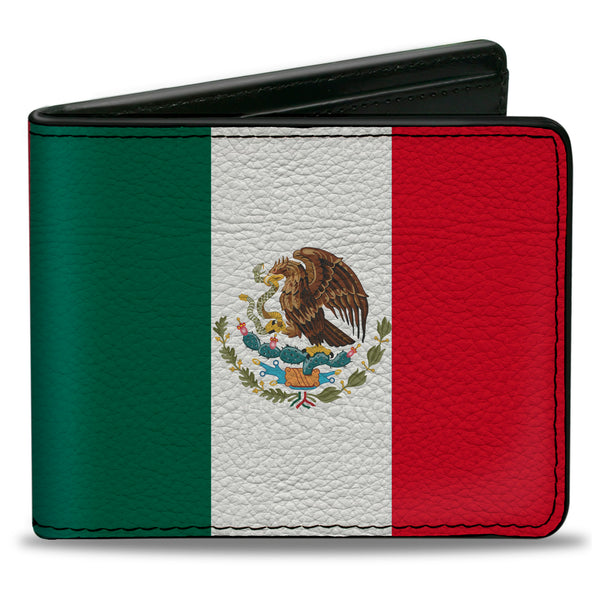 buckle down Bi-Fold Wallet - Mexico Flag