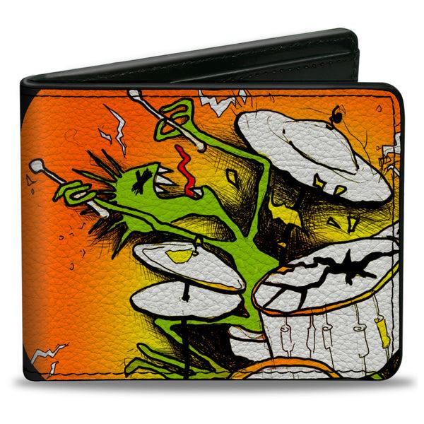 buckle down Bi-Fold Wallet - Psycho Drummer