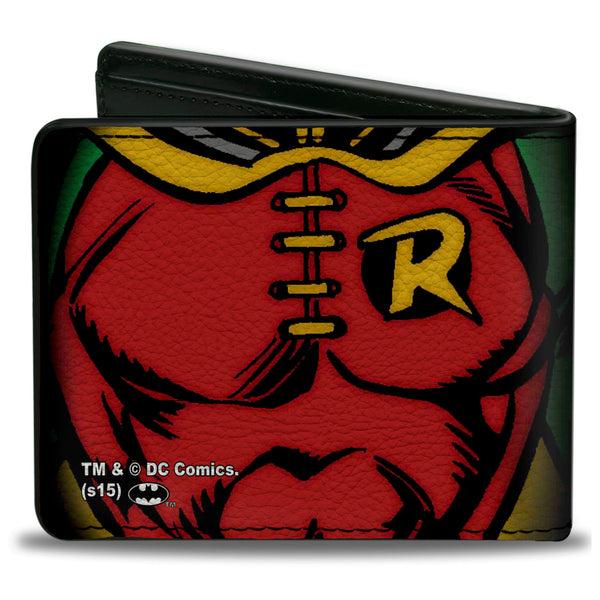 Buckle Down Bi-Fold Wallet - Robin Chest Logo