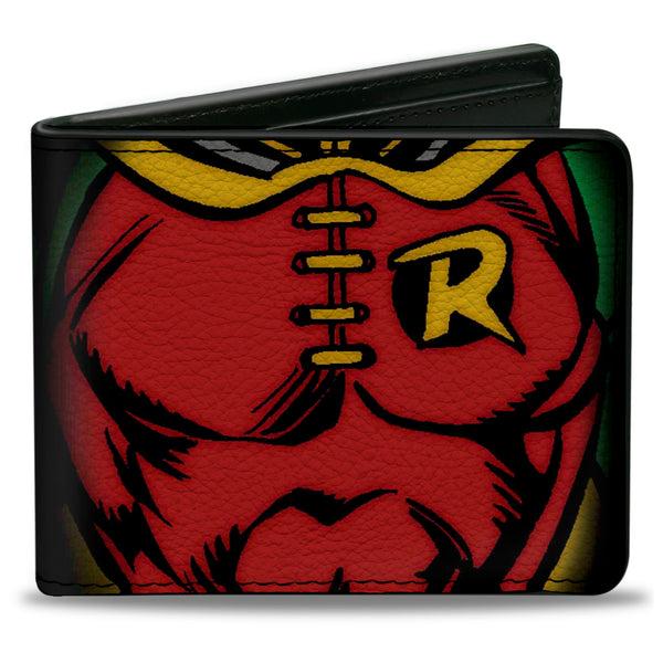 buckle down Bi-Fold Wallet - Robin Chest Logo