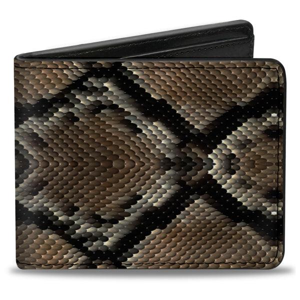 buckle down Bi-Fold Wallet - Snake Skin 1