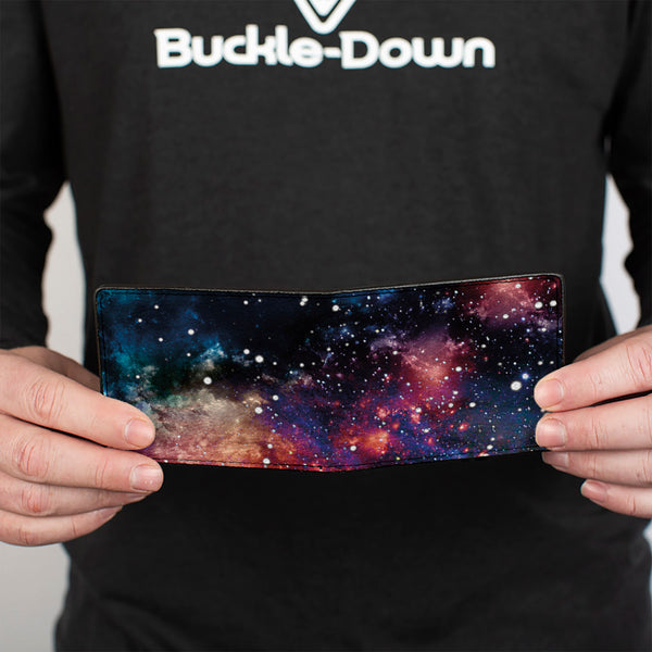 Buckle Down Bi-Fold Wallet - Space Dust Collage